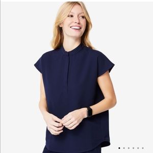 Figs Rafaela Scrub Top XS Navy
